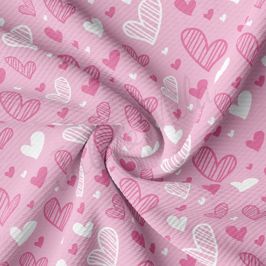 Valentines Day Liverpool Bullet Textured Fabric AA2236