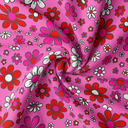 DBP Fabric Double Brushed Polyester DBP2212 Valentine's Day