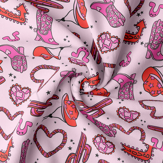 DBP Fabric Double Brushed Polyester DBP2214 Valentine's Day