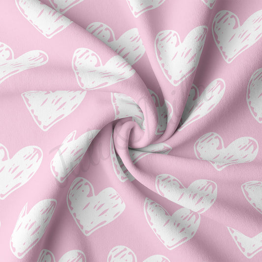 DBP Fabric Double Brushed Polyester DBP2219 Valentine's Day