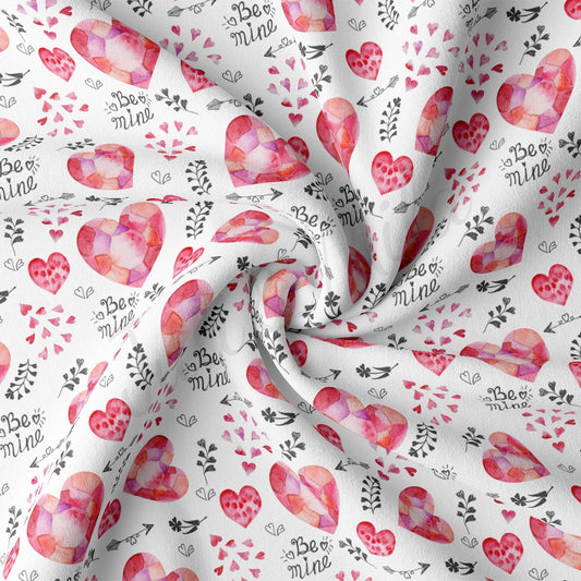 DBP Fabric Double Brushed Polyester Fabric DBP2259 Valentine's Day