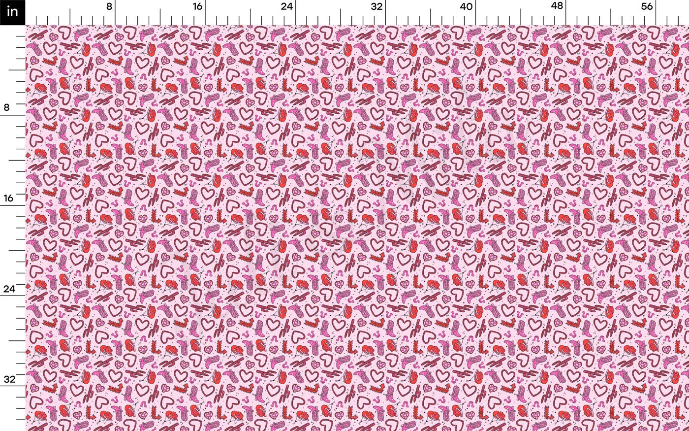 Rib Knit Fabric RBK2214 Valentine's Day