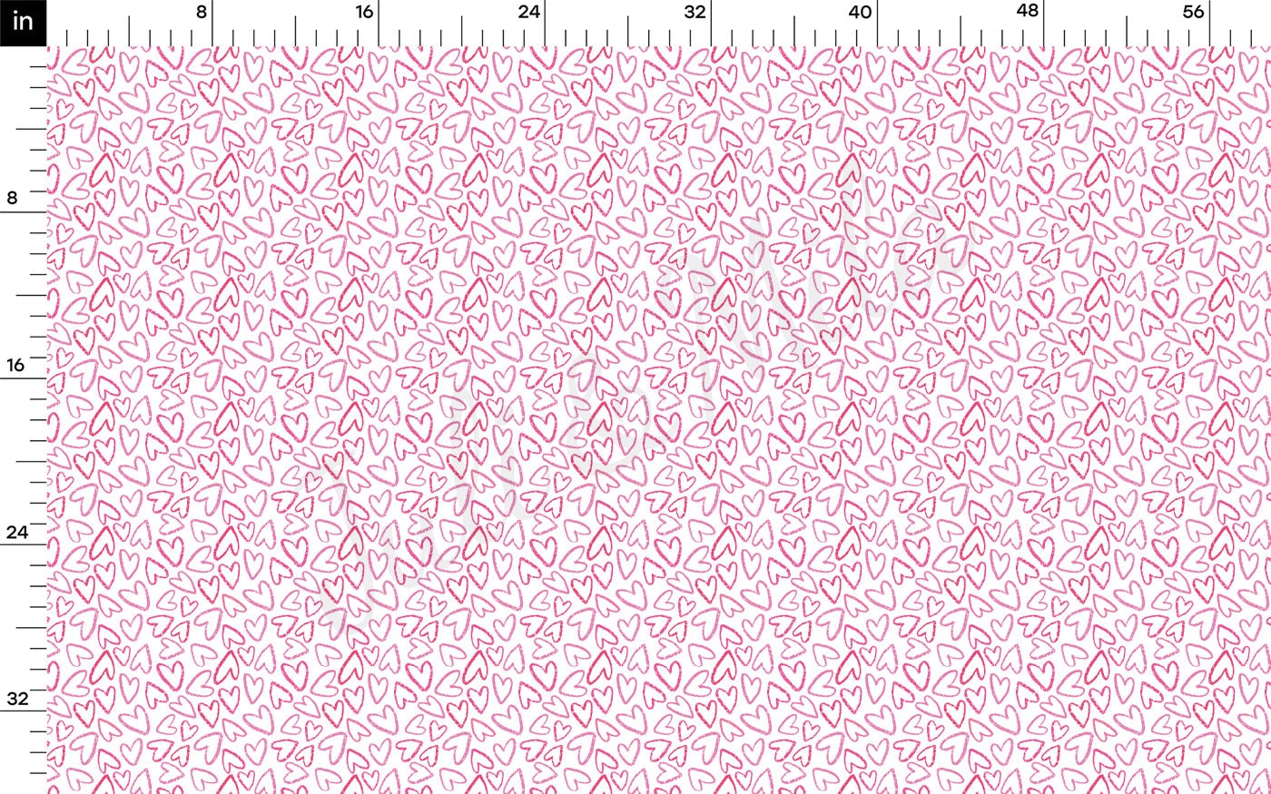 Rib Knit Fabric RBK2217 Valentine's Day