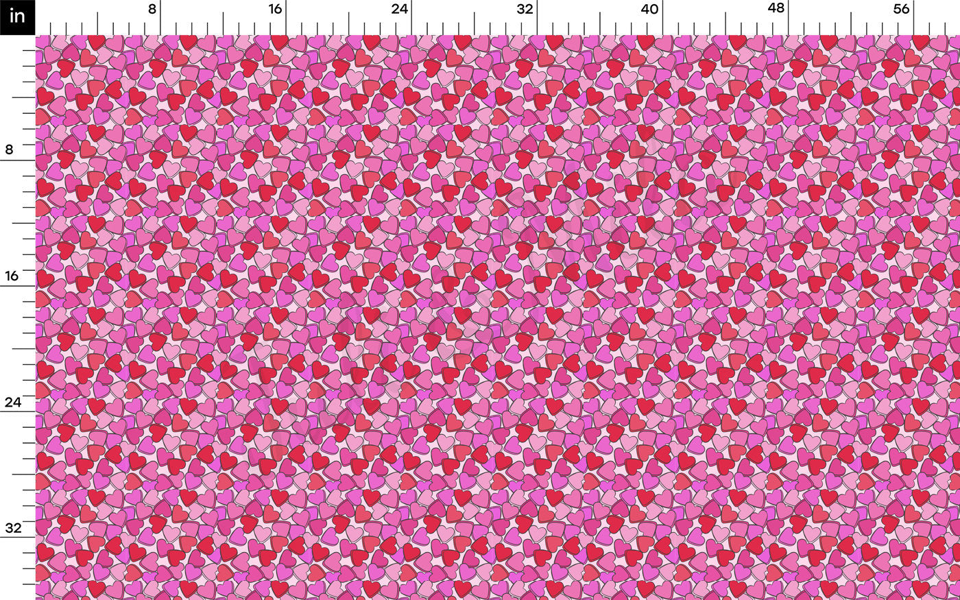 Rib Knit Fabric RBK2222 Valentine's Day