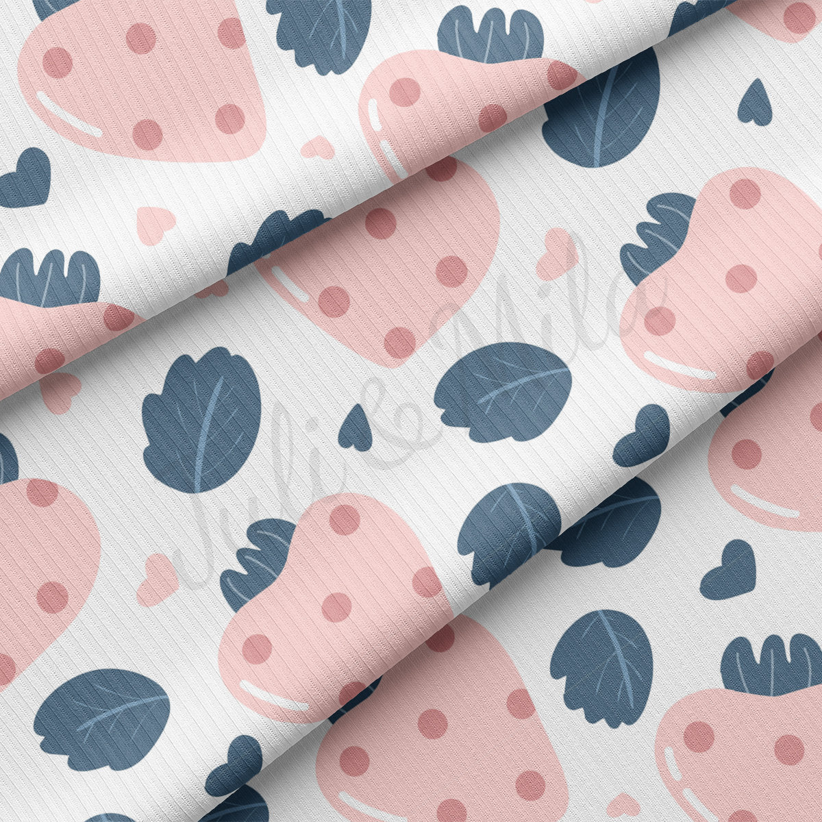 Rib Knit Fabric RBK2254 Valentine's Day