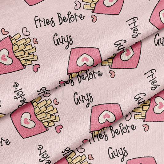 100% Cotton Fabric By the Yard Printed in USA Cotton Sateen - Cotton СTN1083 Valentine's Day