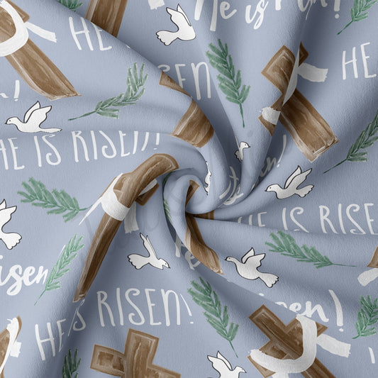 DBP Fabric Double Brushed Polyester DBP2340 Easter