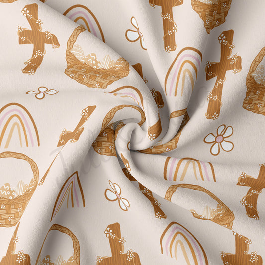 DBP Fabric Double Brushed Polyester DBP2271 Easter