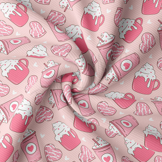 Rib Knit Fabric RBK2300 Valentine's Day