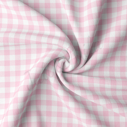 DBP Fabric Double Brushed Polyester DBP2459 Gingham