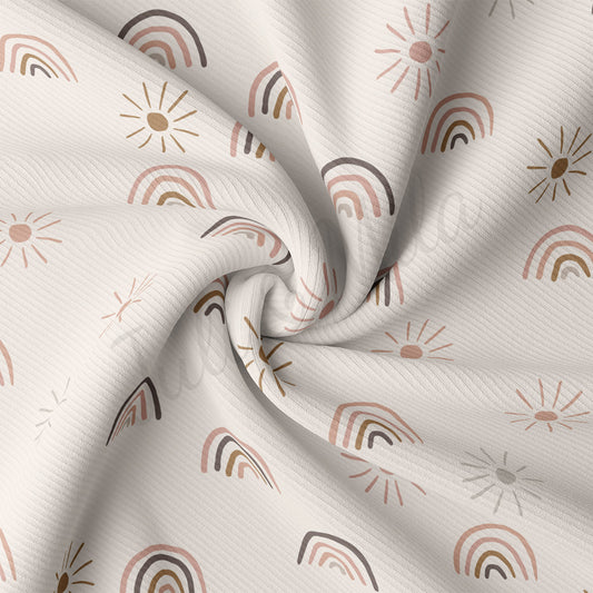 Rib Knit Fabric RBK2422 Rainbow