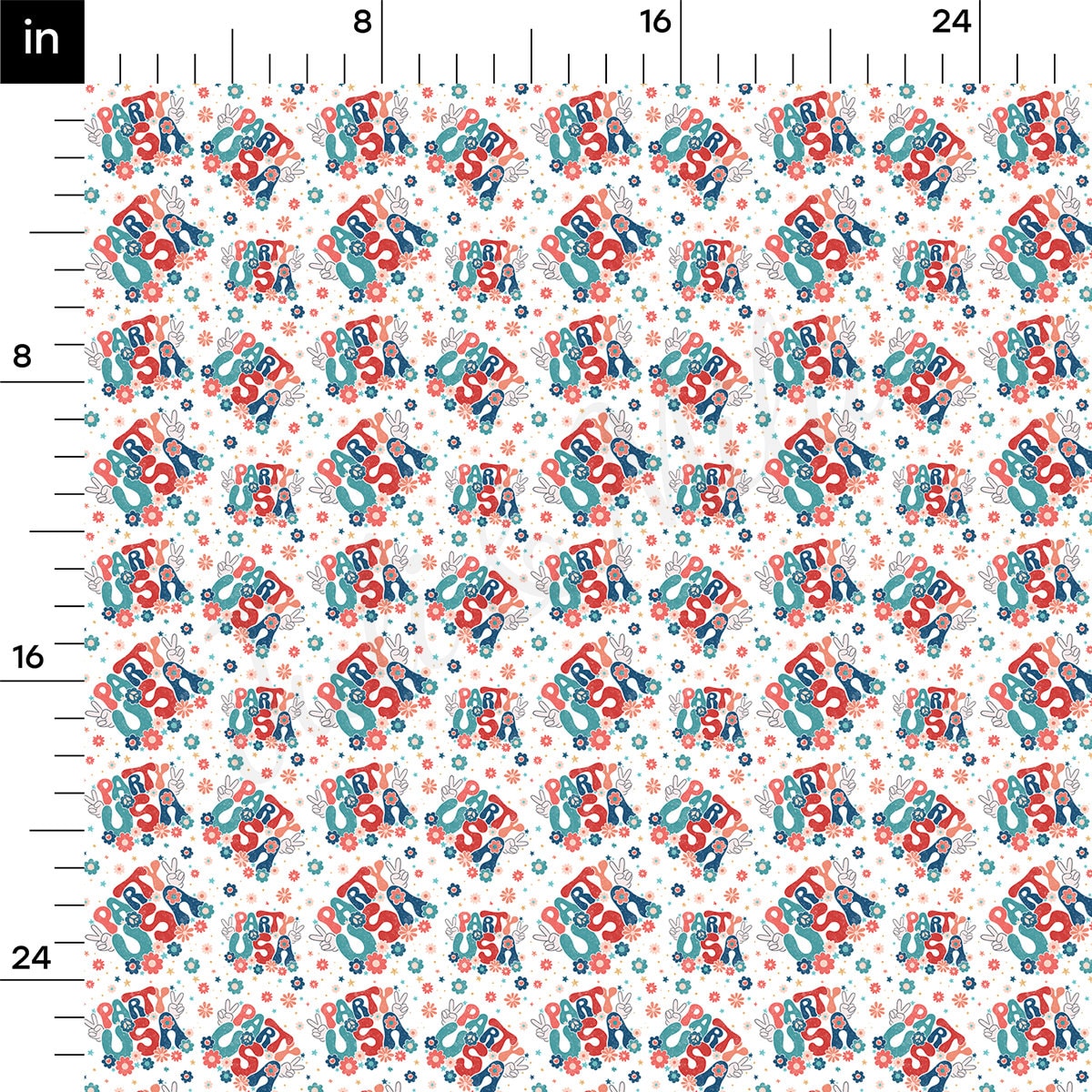 100% Cotton Fabric CTN2522 4th of July Patriotic