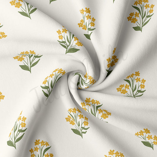 DBP Fabric Double Brushed Polyester DBP2489 Floral