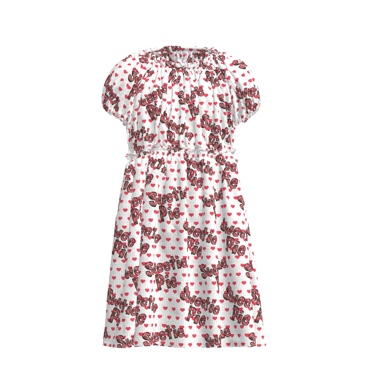 Rib Knit Fabric RBK2637 Valentine's Day Sweetie Pie