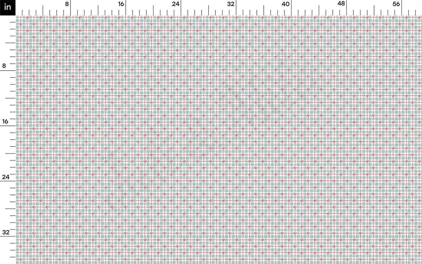 The image is a large grid of red and white checkered patterns, with each pattern occupying a small square. The grid is organized in a grid-like fashion, with rows and columns of squares. The image does not contain any text or additional objects, and the overall composition is simple and minimalistic.