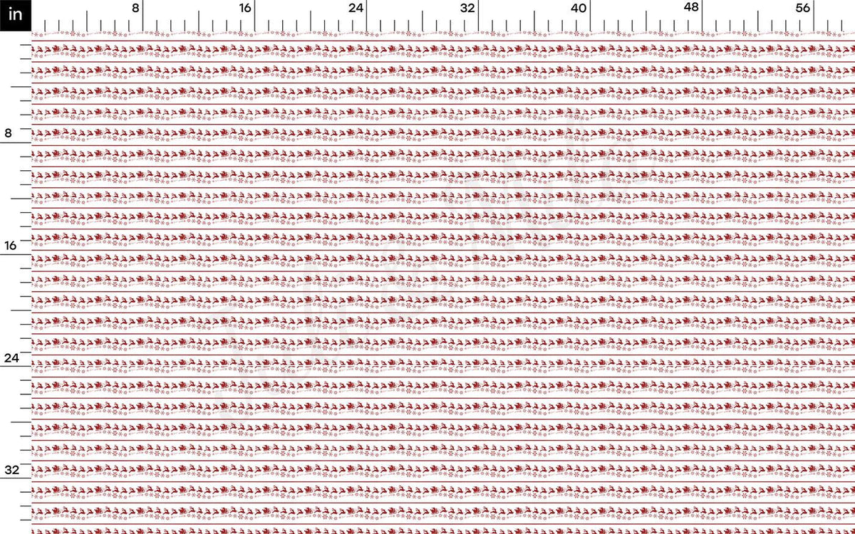 The image is a repeating pattern of red and white lines, creating a visually striking and symmetrical design.