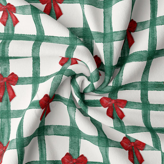 Christmas DBP Fabric Double Brushed Polyester Fabric by the Yard DBP Jersey Stretchy Soft Polyester Stretch Fabric DBP2991