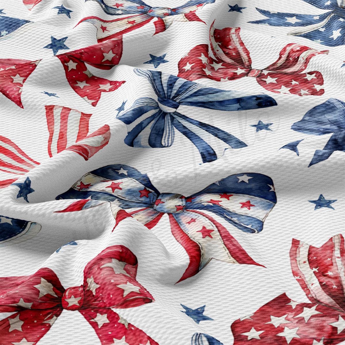 a red, white, and blue pattern of stars and stripes