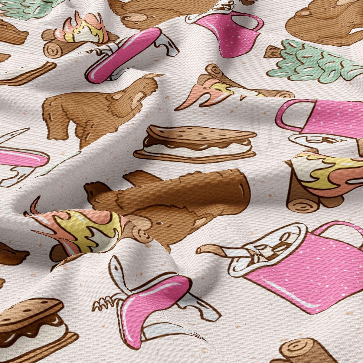 a close up of a pattern on a fabric