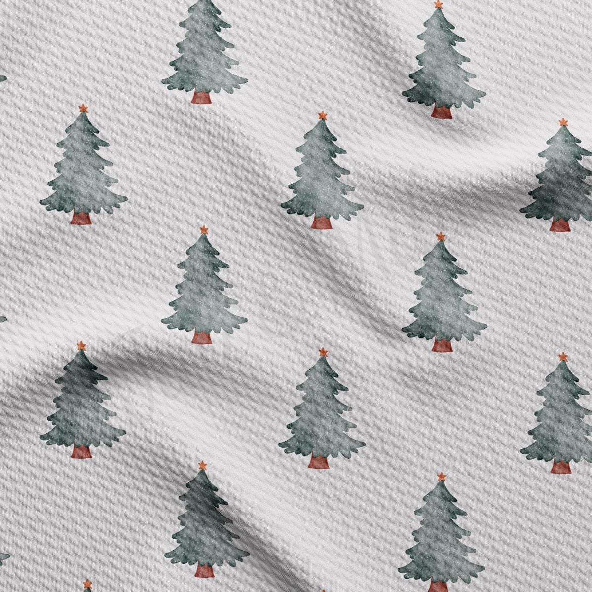 a christmas tree pattern on a white background