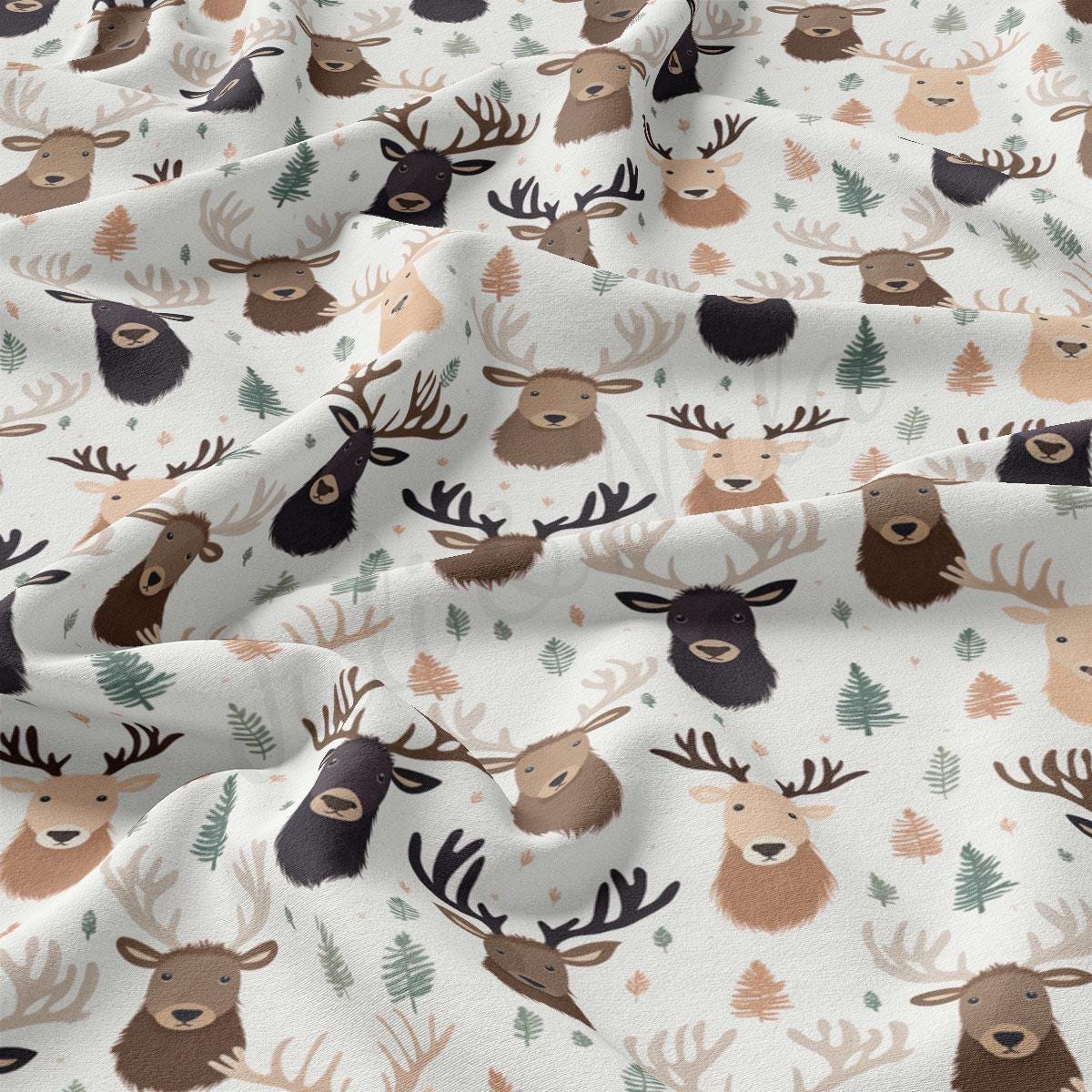 a close up of a deer pattern on a white background