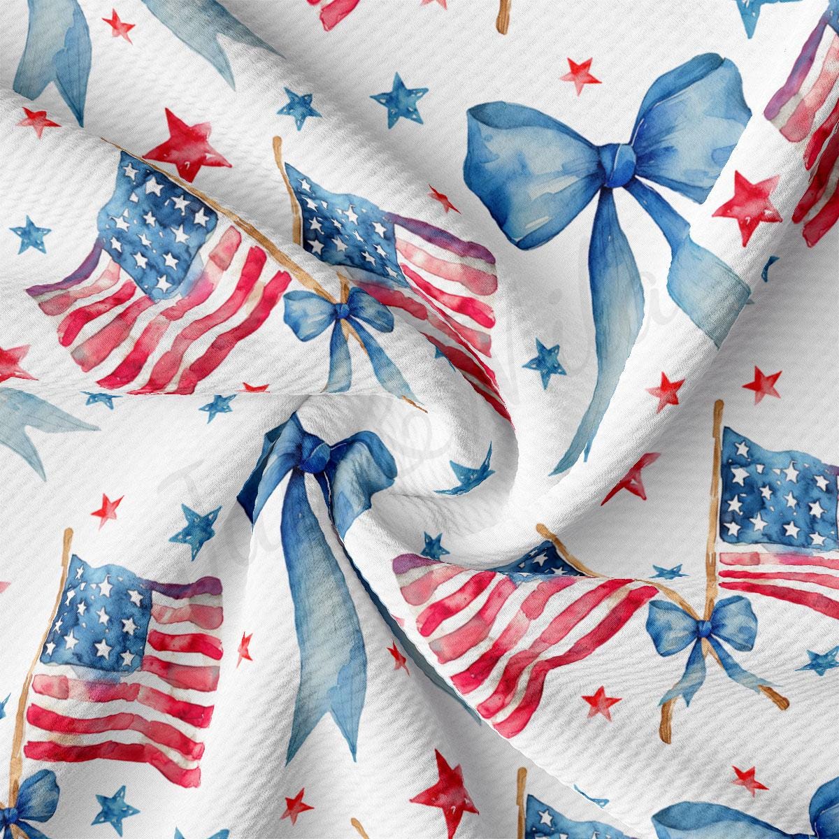 a white background with red, white and blue stars