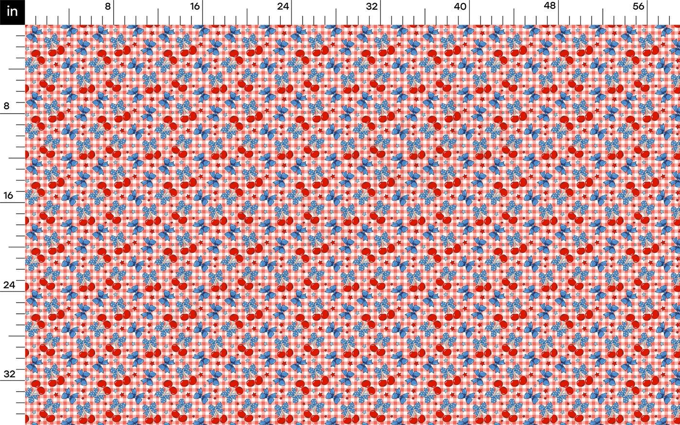a red, white and blue pattern on a white background