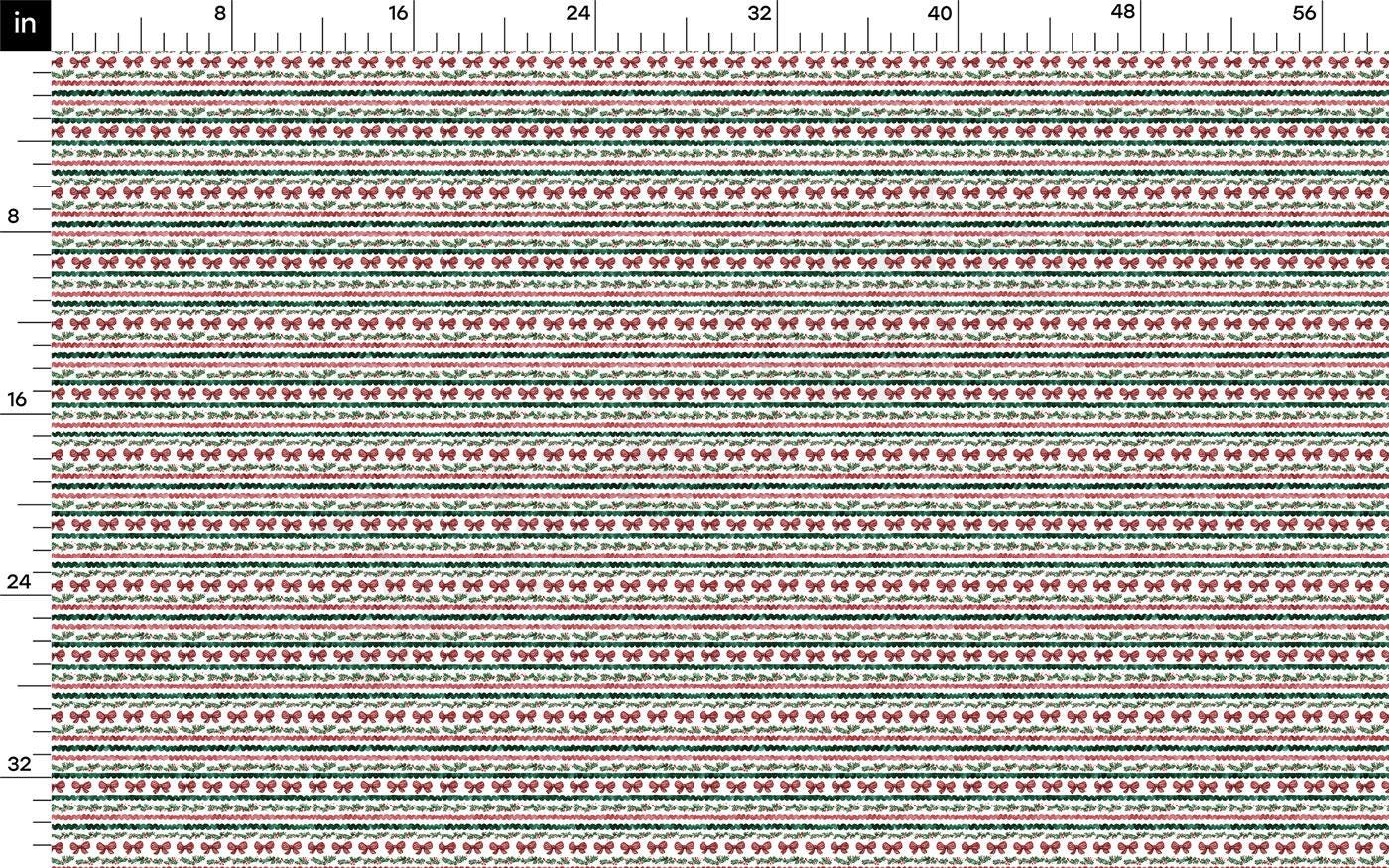 Christmas 100% Cotton Fabric By the Yard Printed in USA Cotton Sateen CTN3379