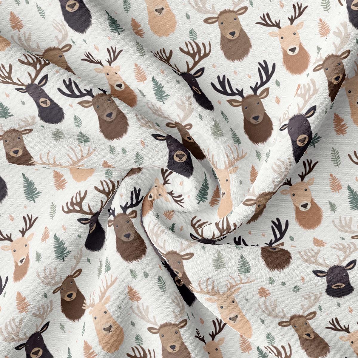 a close up of a deer pattern on a white background
