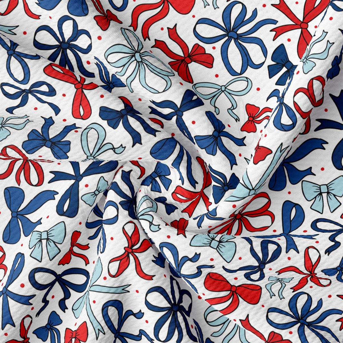 a red, white, and blue pattern on a white background