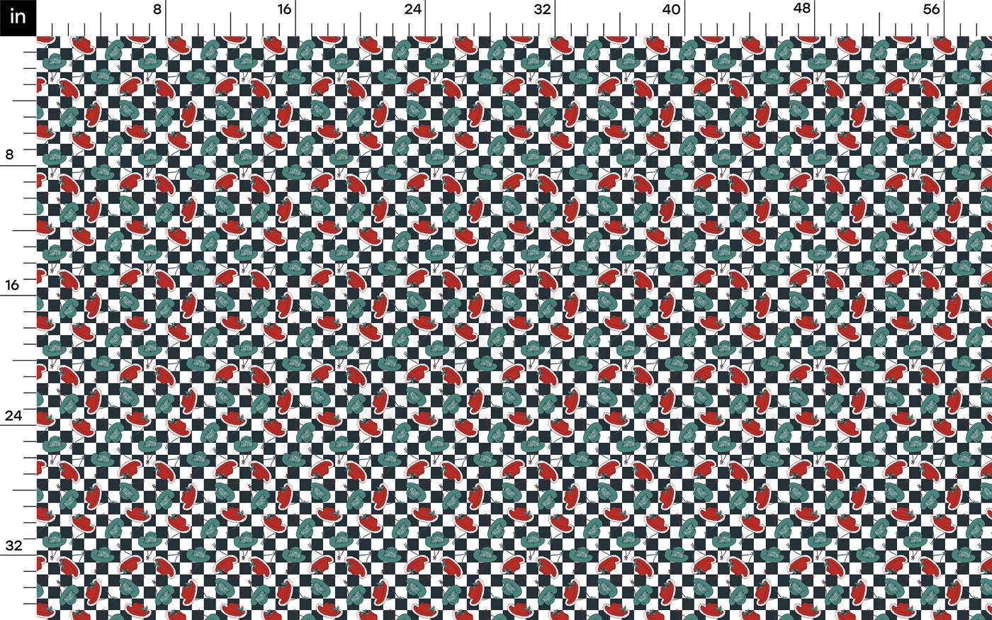 an image of a computer screen with a checkerboard pattern