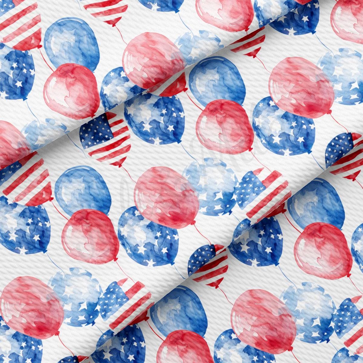 a patriotic background with balloons and stars