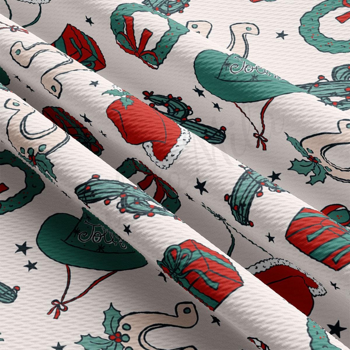 a close up of a christmas wrapping paper
