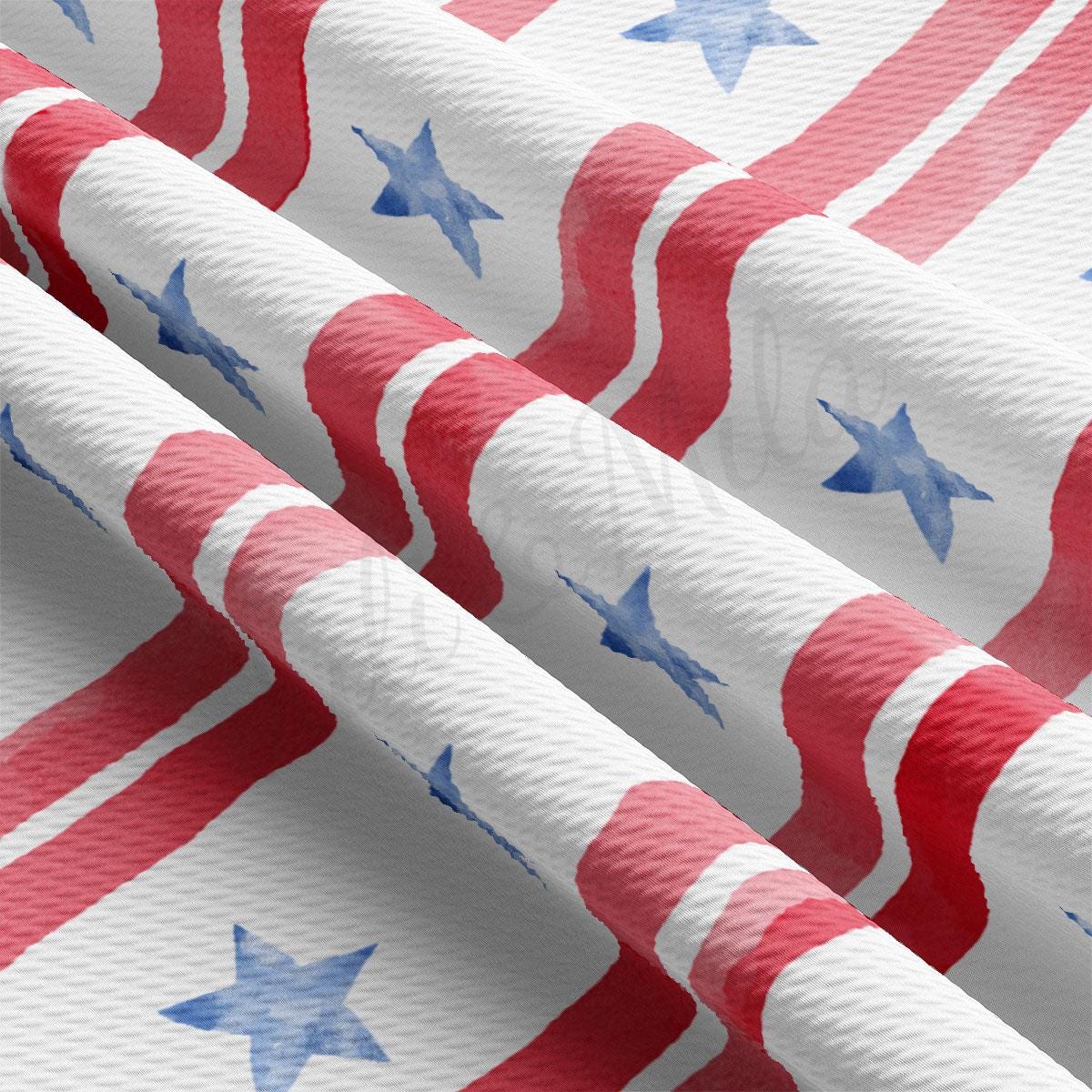 a close up of an american flag pattern