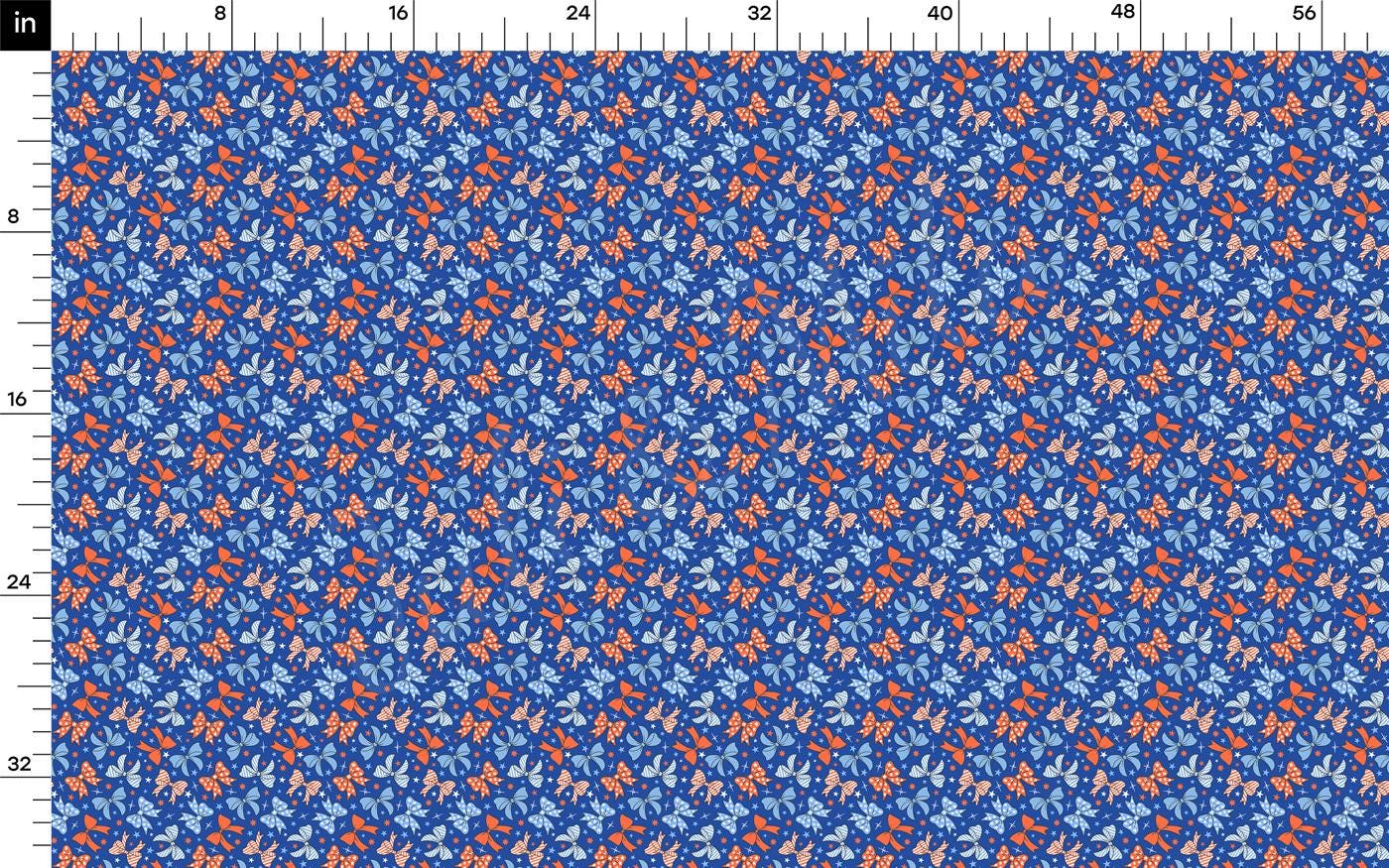 an image of a blue and orange pattern
