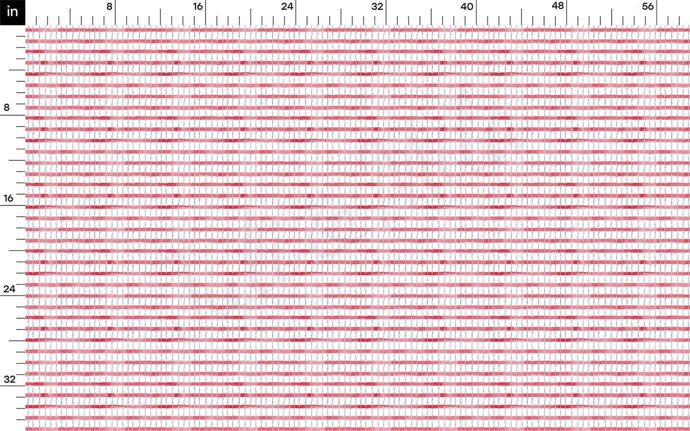a red and white line graph with numbers on it