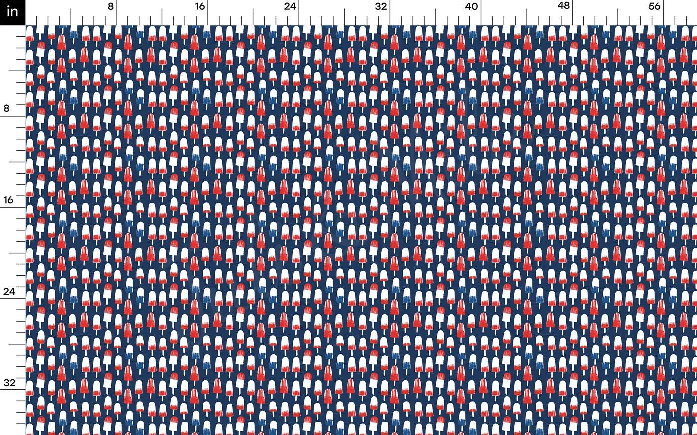 a red, white and blue pattern on a white background