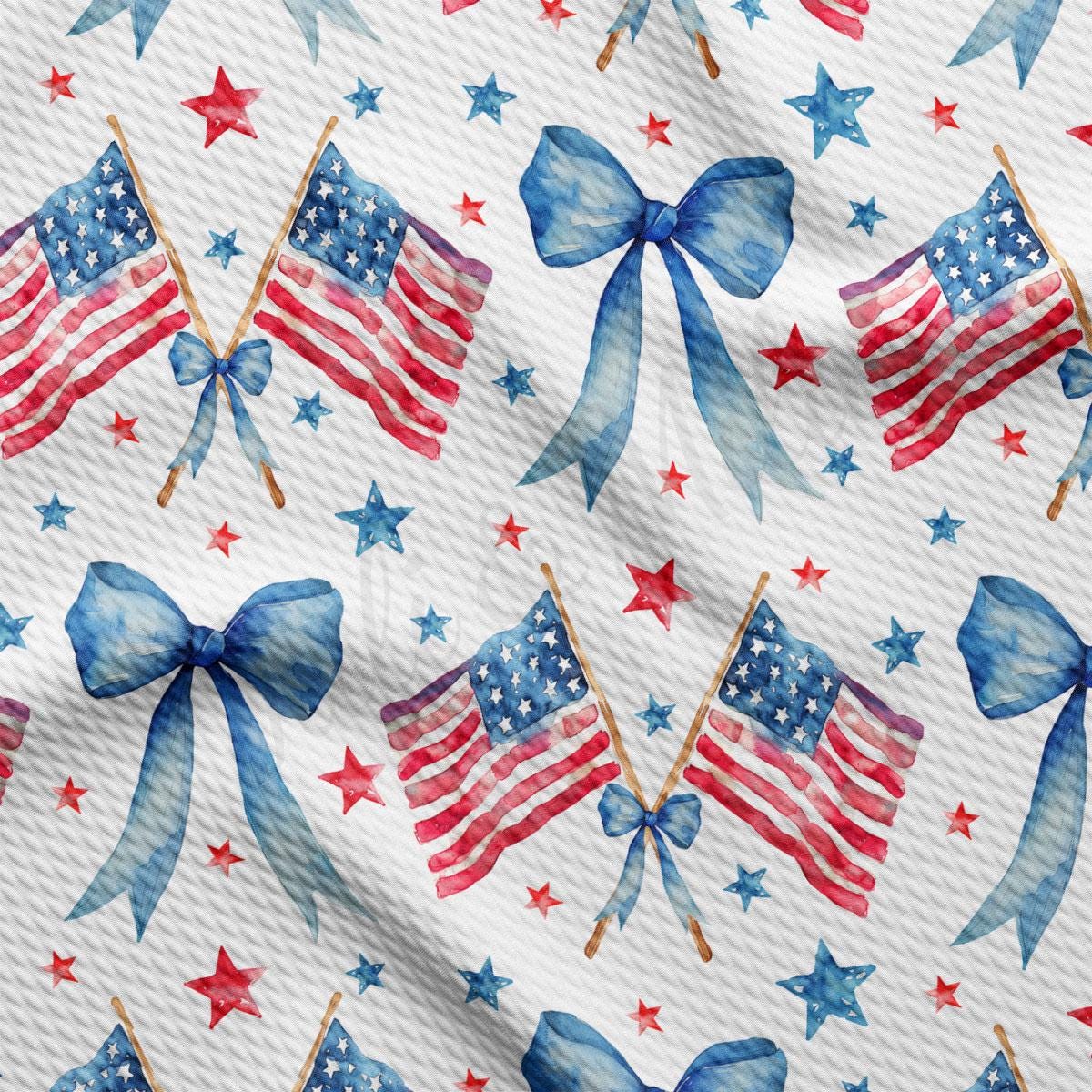 an american flag pattern on a white background