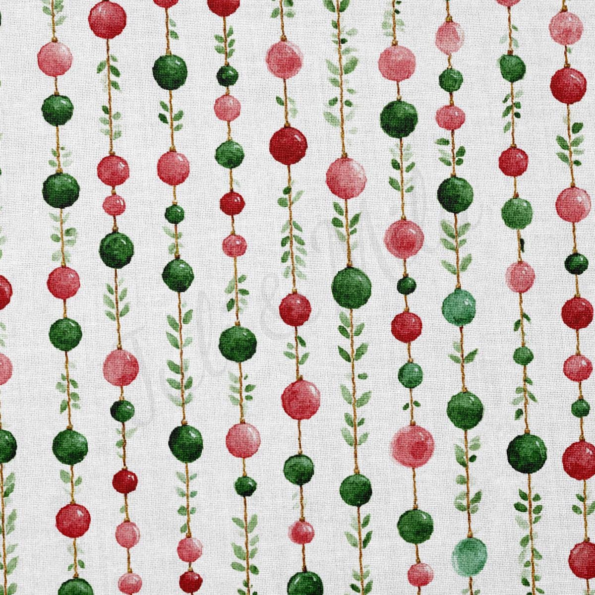Christmas 100% Cotton Fabric By the Yard Printed in USA Cotton Sateen CTN3396