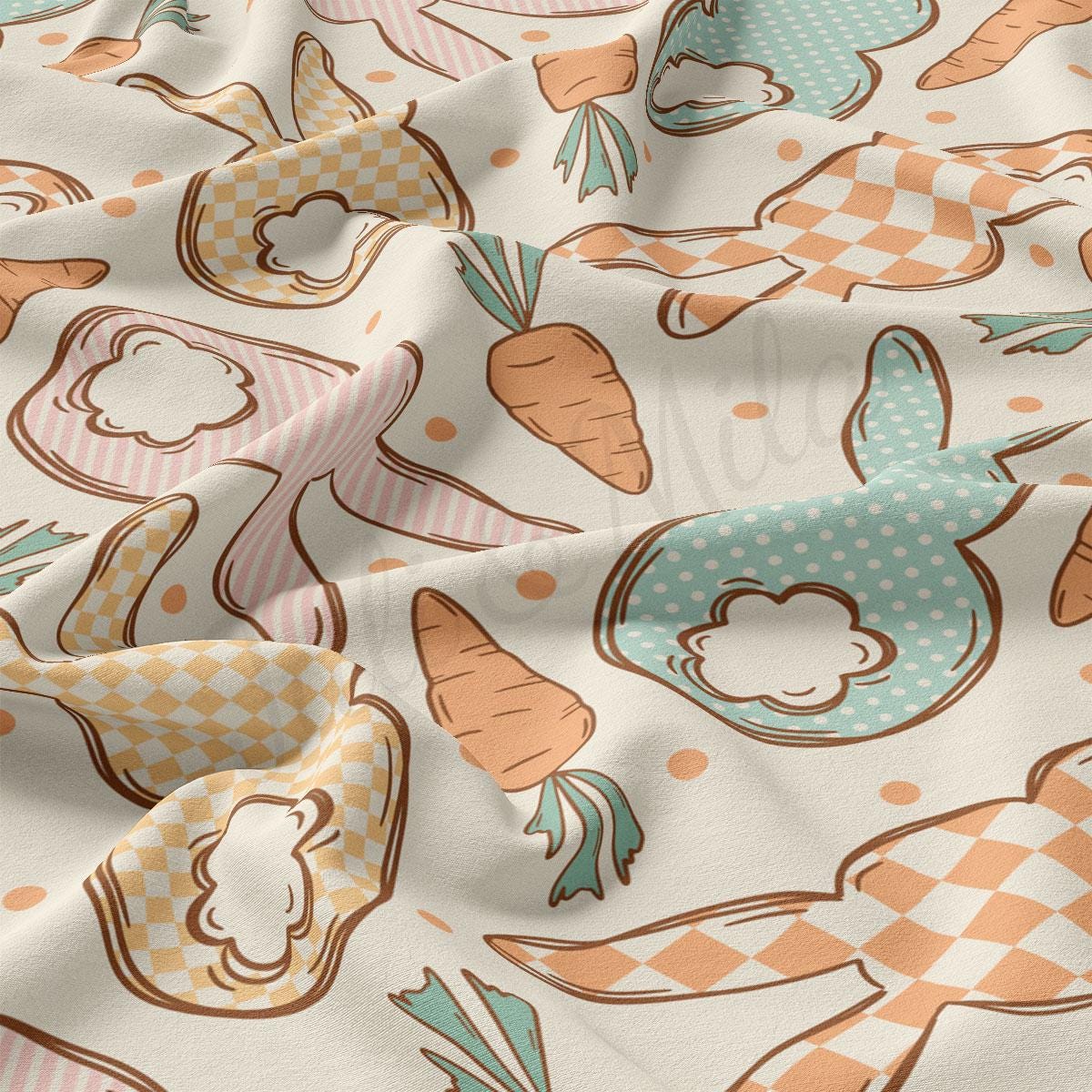 a close up of a pattern of carrots on a white background