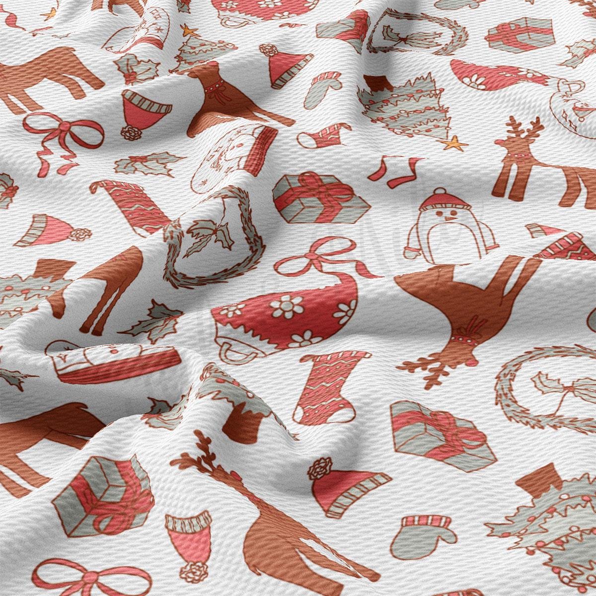 a close up of a pattern on a white fabric