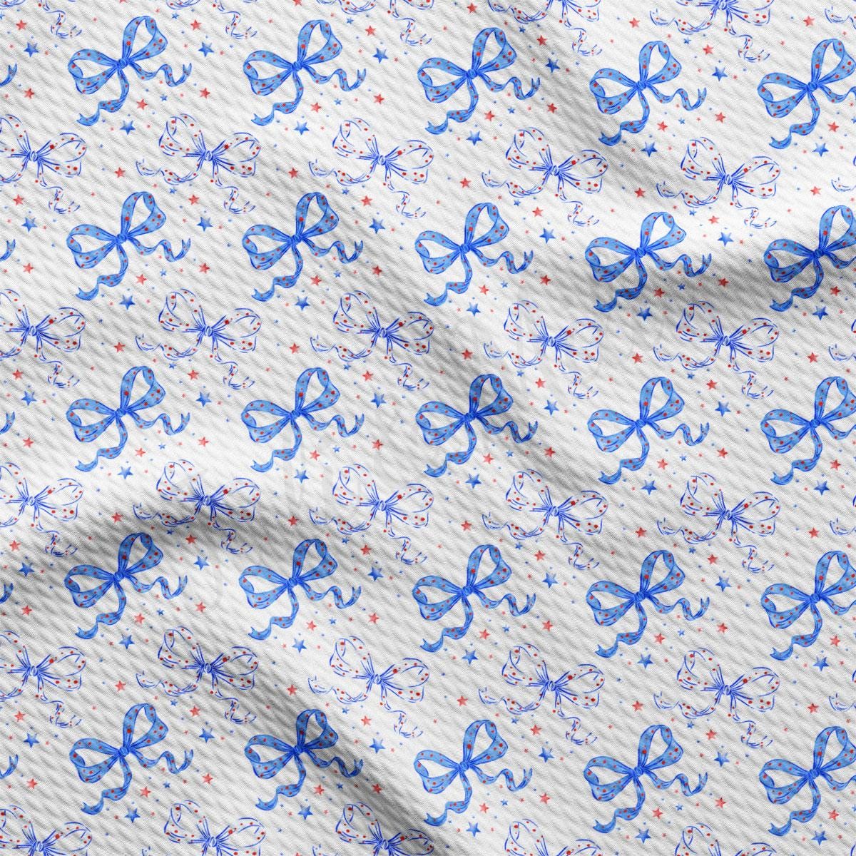 a close up of a blue and white pattern on a fabric