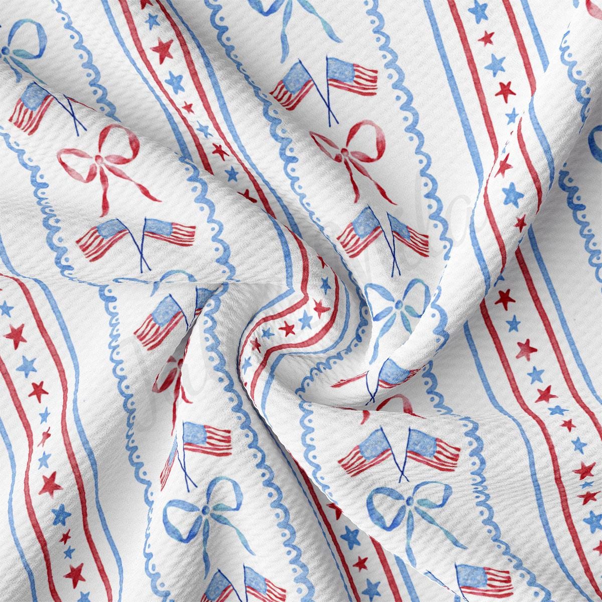 a red, white and blue pattern on a white background
