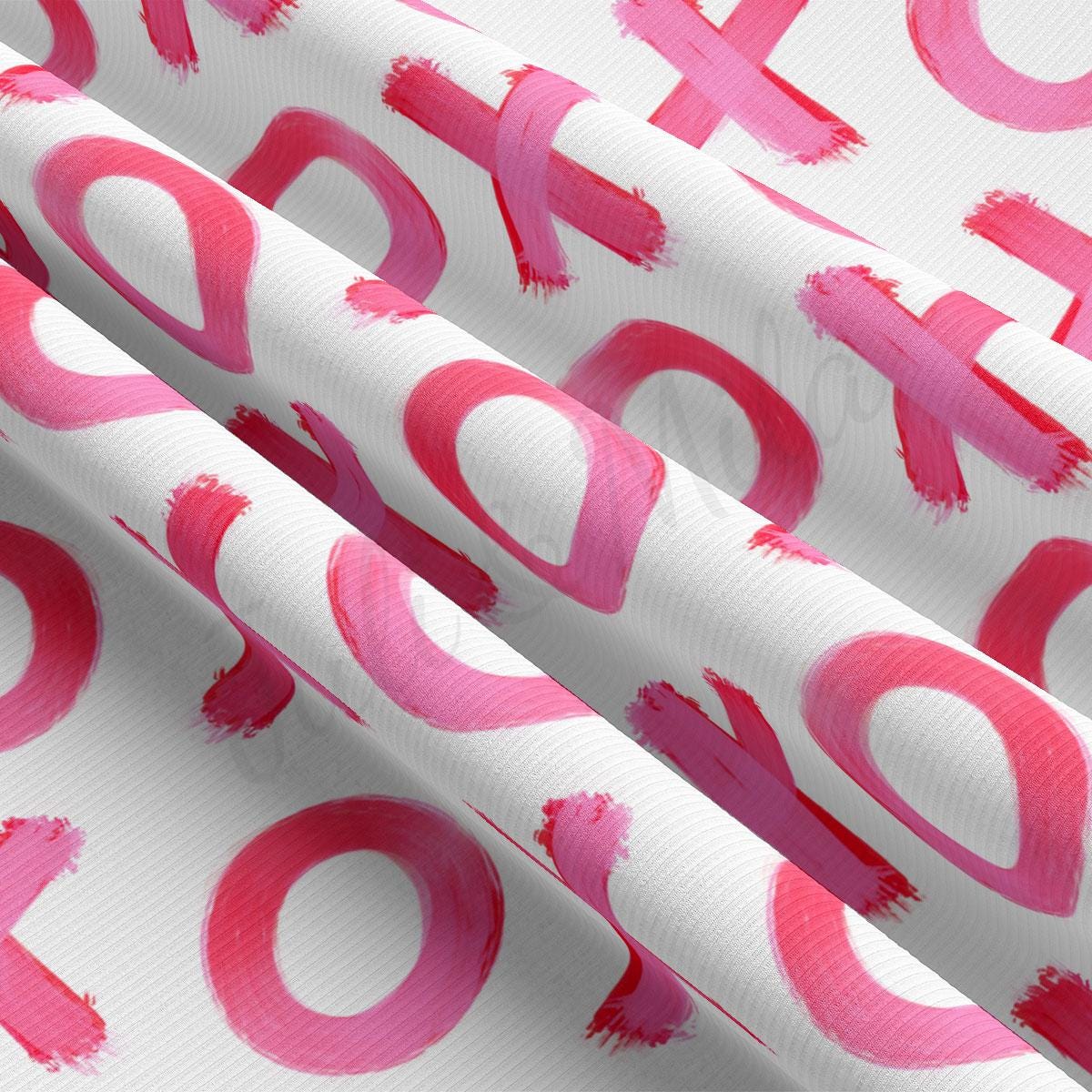 a close up of a pink and white wallpaper