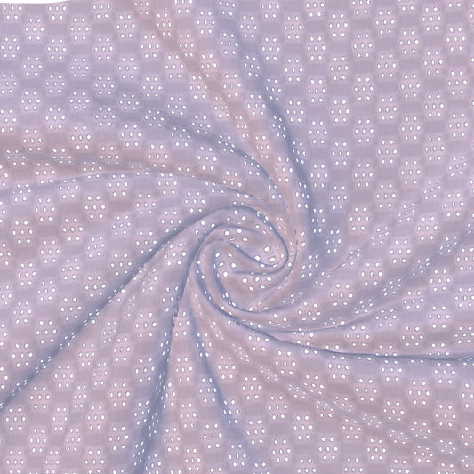 Eyelet Fabric - Lavender