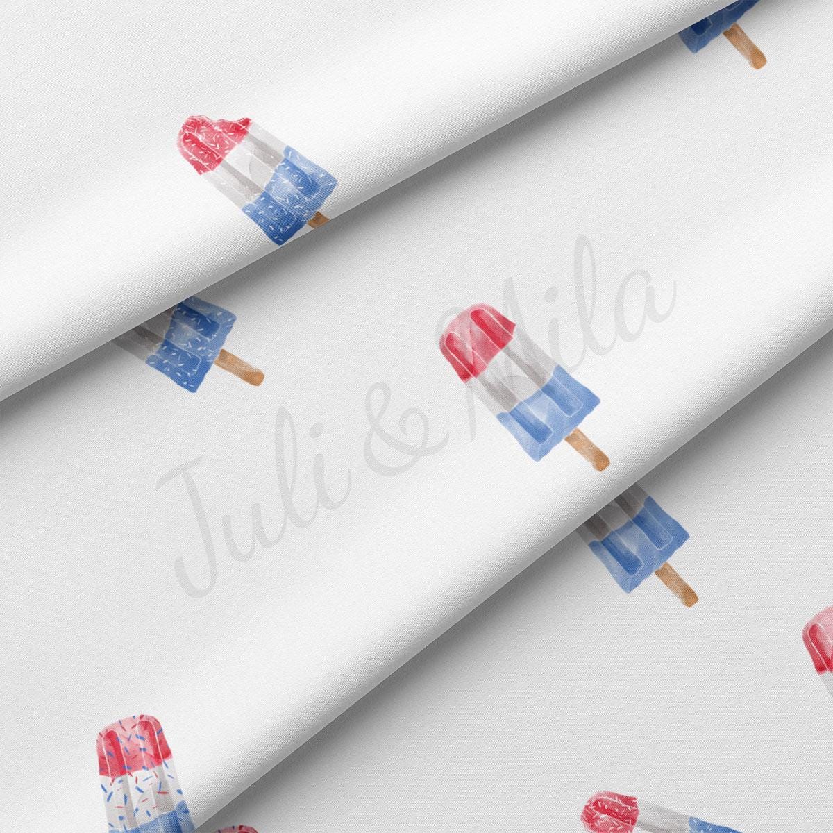 a close up of an ice cream pattern on a white background
