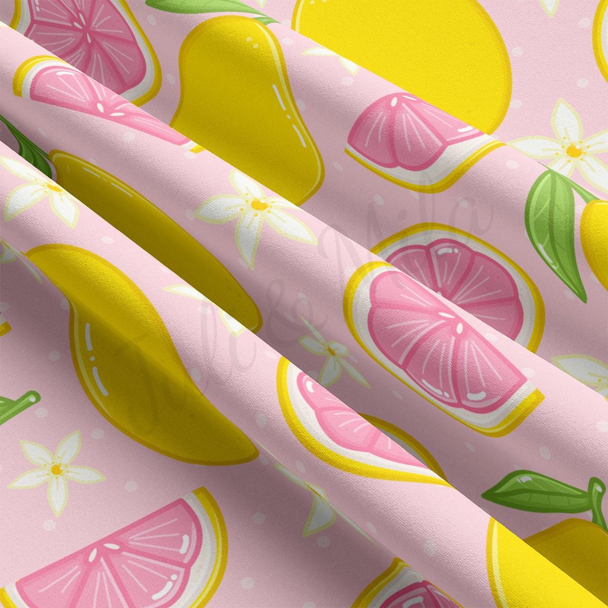 a close up of a pink and yellow wallpaper