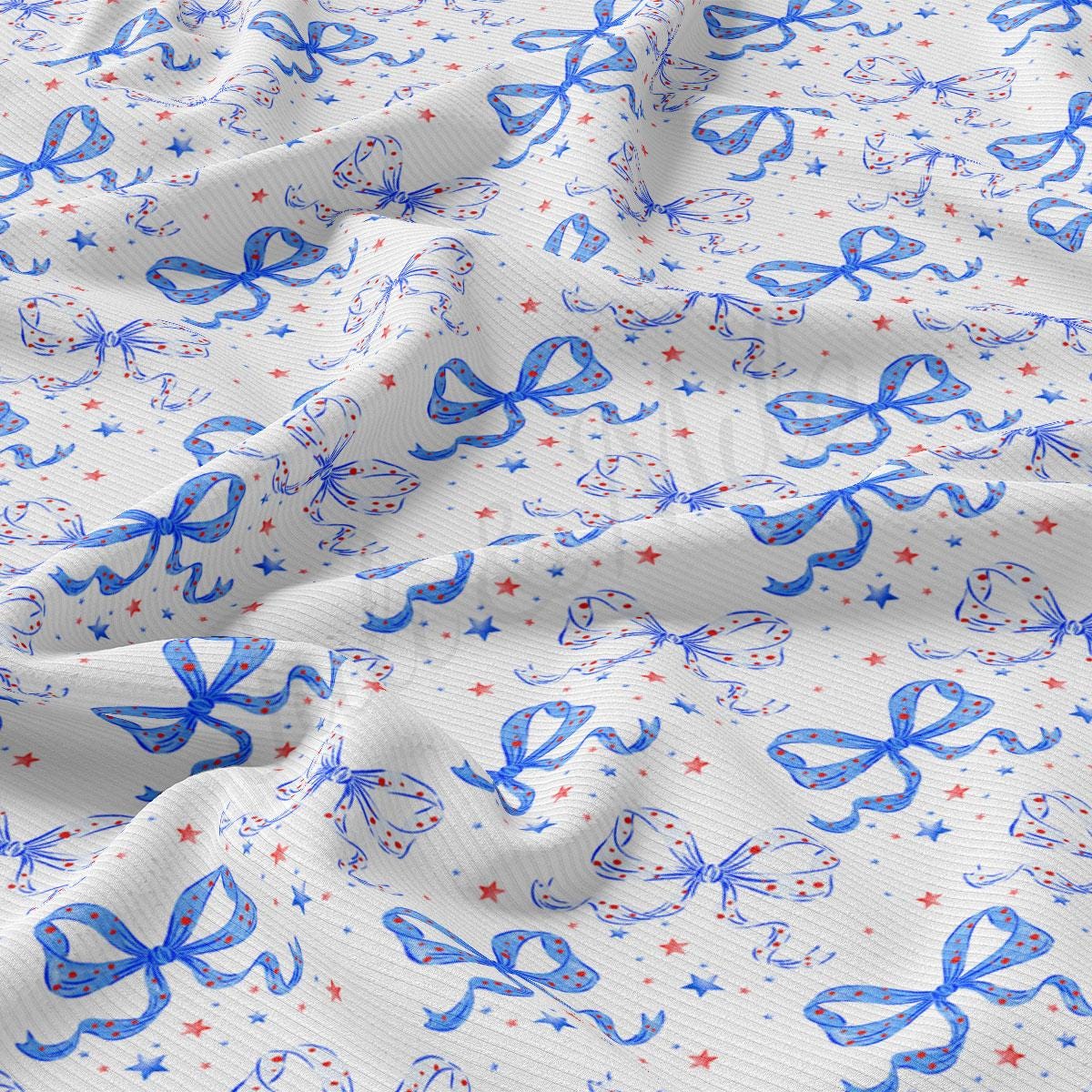 a close up of a blue and white pattern on a fabric
