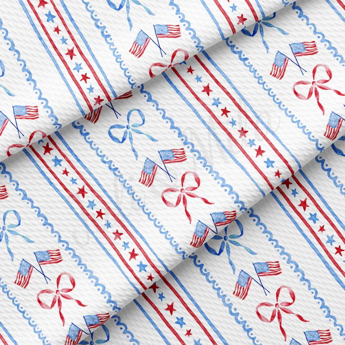 a red, white and blue pattern with stars and stripes