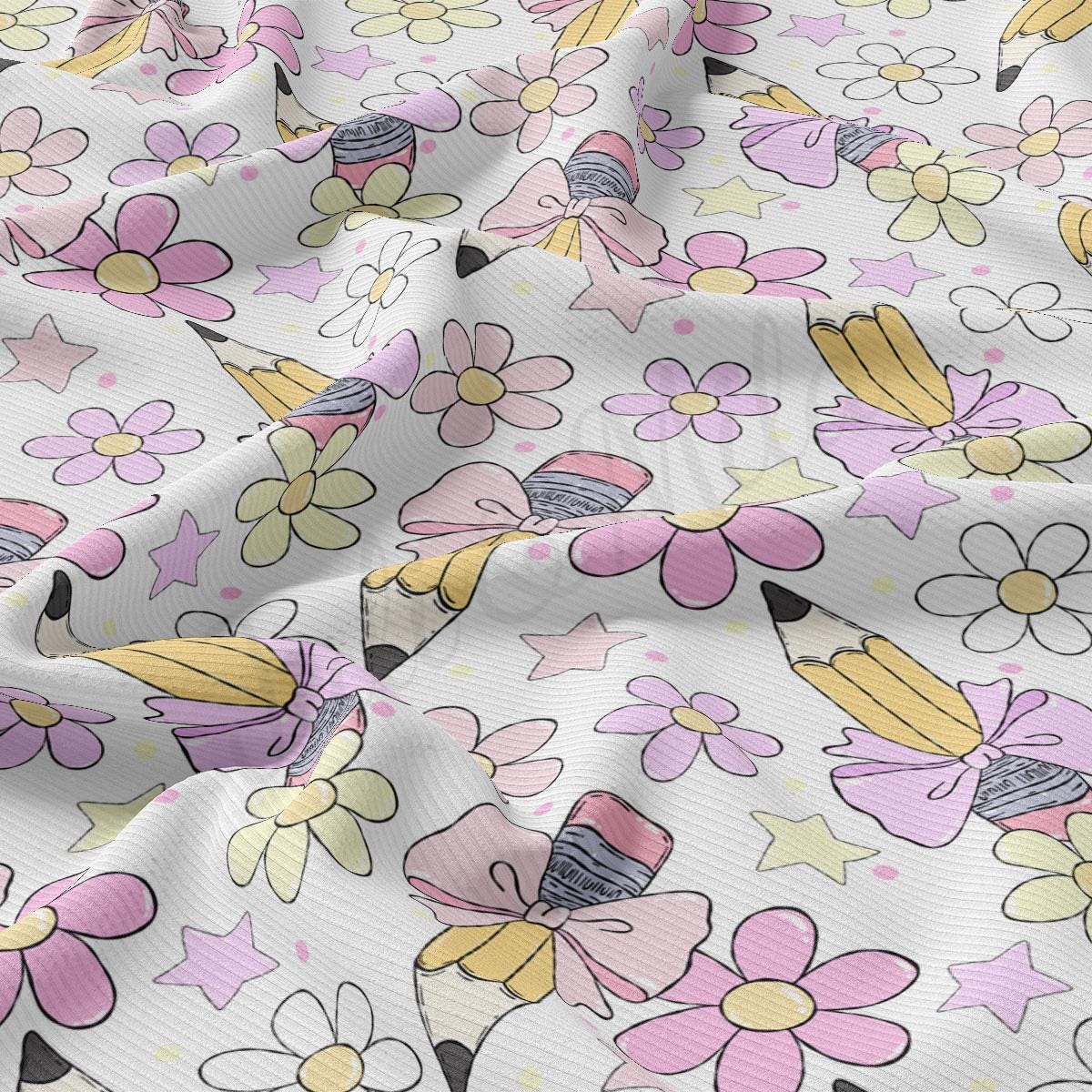 a close up of a flower print fabric